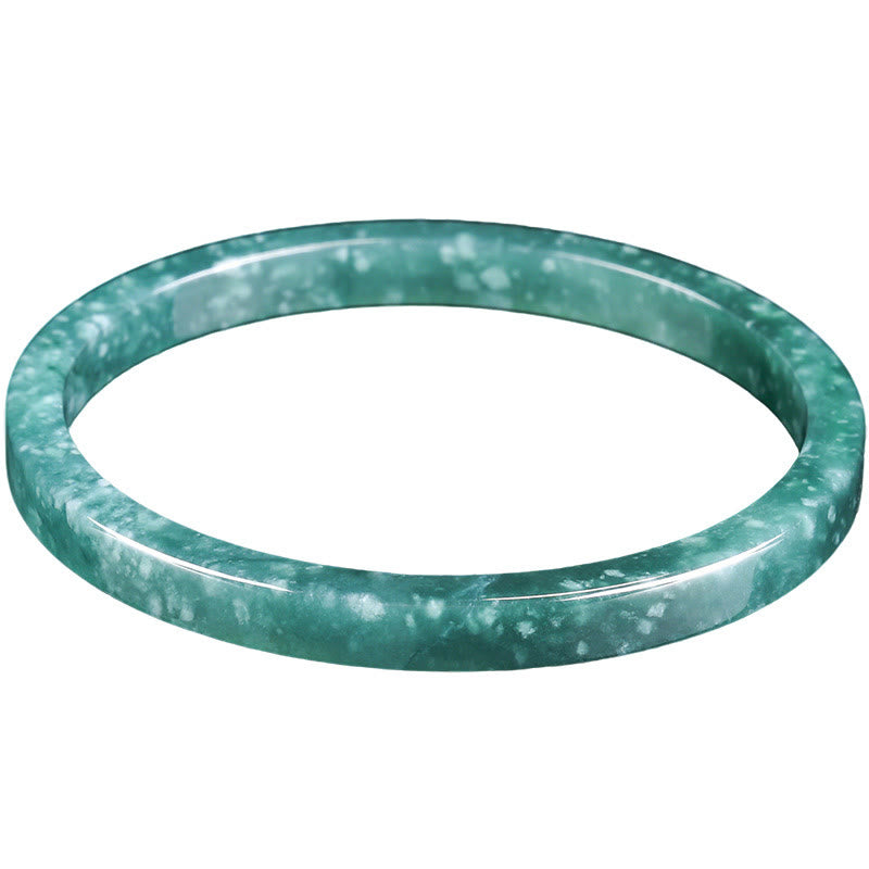 KarmaRipple's Authentic Jade Abundance Thin Bracelet Bangle p9