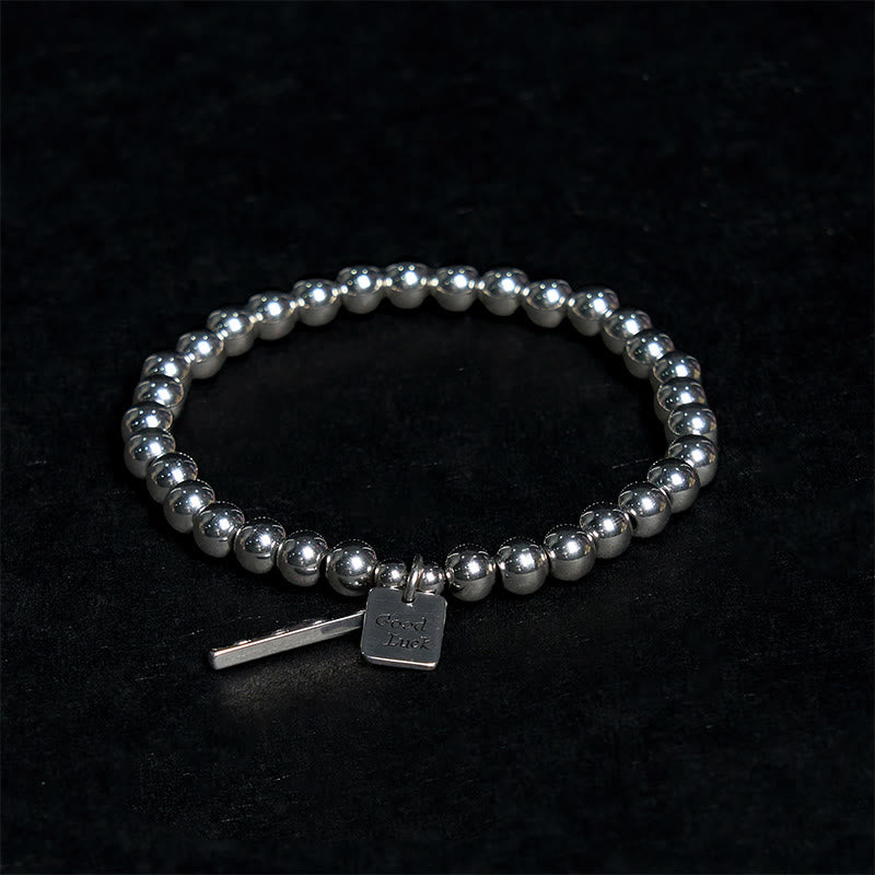 KarmaRipple's Titanium Steel Good Fortune Balance Bracelet p1