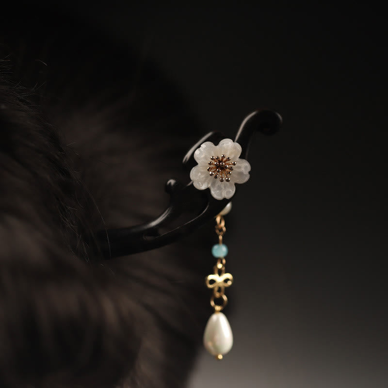 KarmaRipple's Ebony Flower Butterfly Blessing Hairpin p11