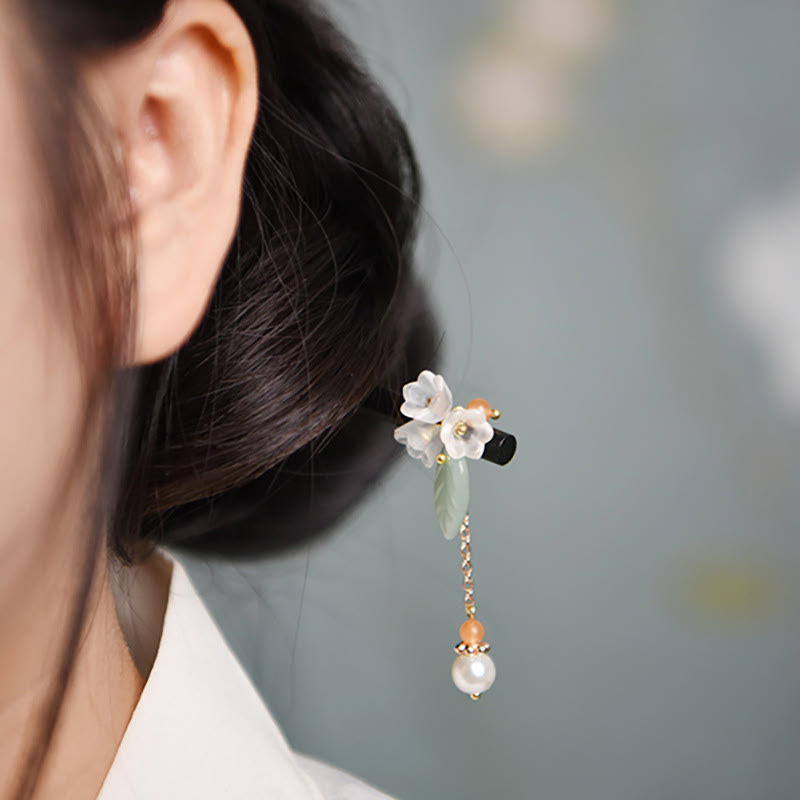 KarmaRipple's Ebony Liuli Lily of the Valley Courage Hairpin p4