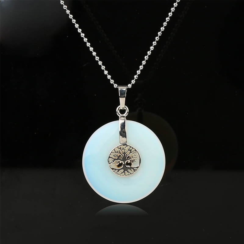 KarmaRipple's Various Gemstone'se Quartz Green Aventurine Amethyst The Tree of Life Kindness Pendant Necklace p29