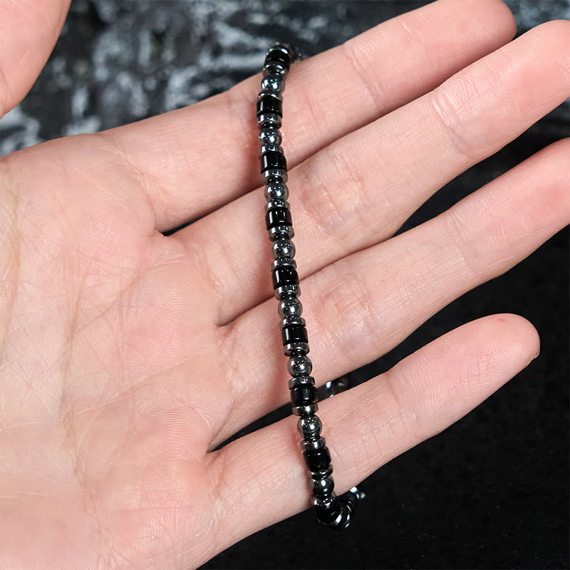 KarmaRipple's Authentic Hematite Beadwork Powerful Bracelet p3