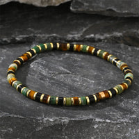 KarmaRipple's Authentic Hematite Tiger Eye Stones Support Bracelet