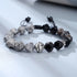 Obsidian&Grey Jasper-10mm