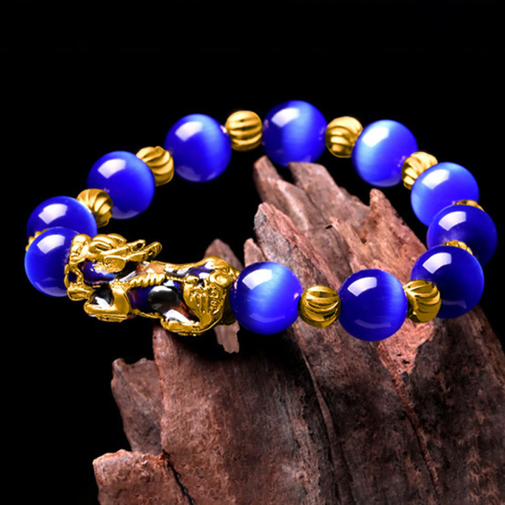 KarmaRipple's Cat Eye Color Change PiXiu Support Bracelet p16