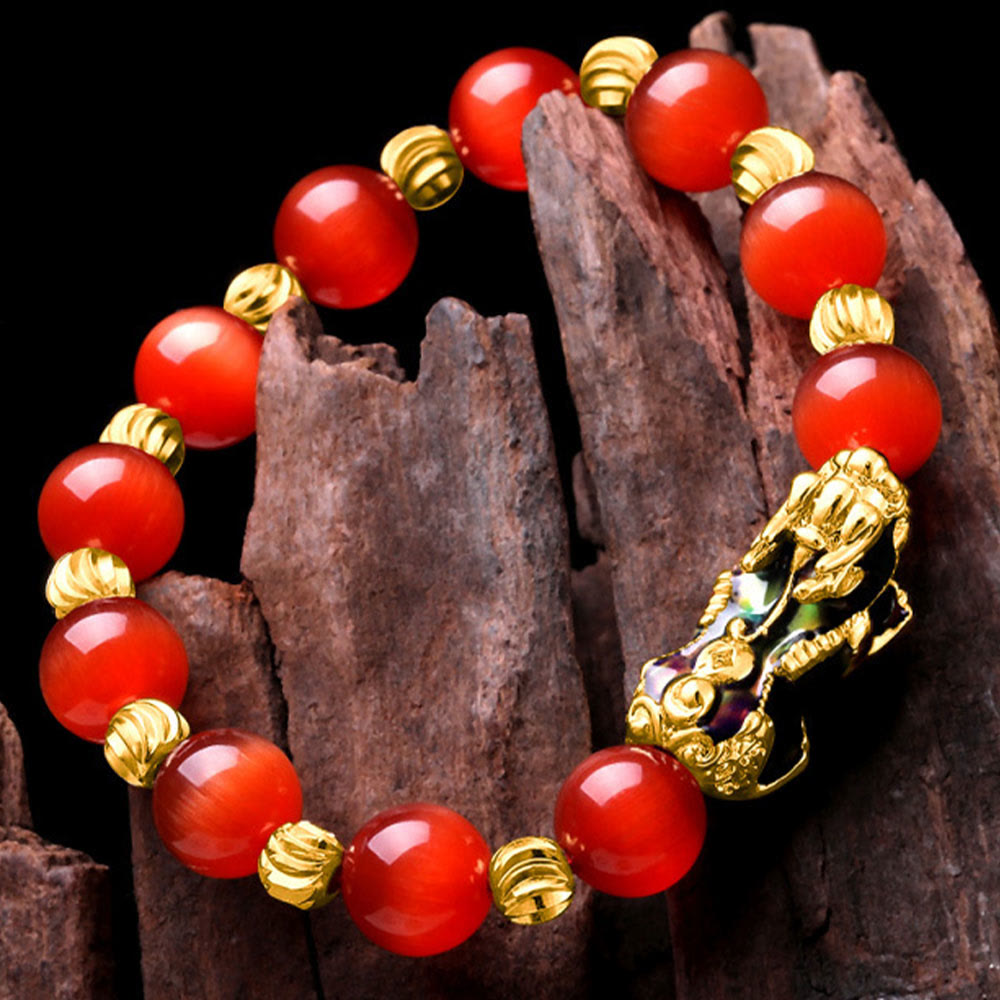 KarmaRipple's Cat Eye Color Change PiXiu Support Bracelet p14