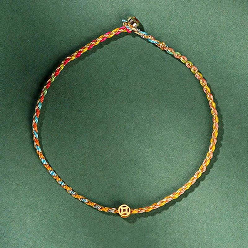 KarmaRipple's Colorful Rope Fortune Coin Bead Abundance p17