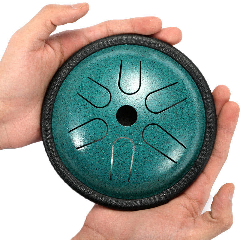 KarmaRipple's Steel Tongue Drum Sound Balancing Meditation Yoga Drum Kit 6 Note 5.Inch p4
