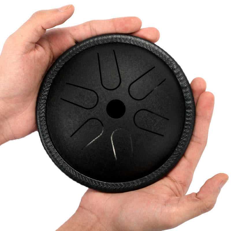 KarmaRipple's Steel Tongue Drum Sound Balancing Meditation Yoga Drum Kit 6 Note 5.Inch p2