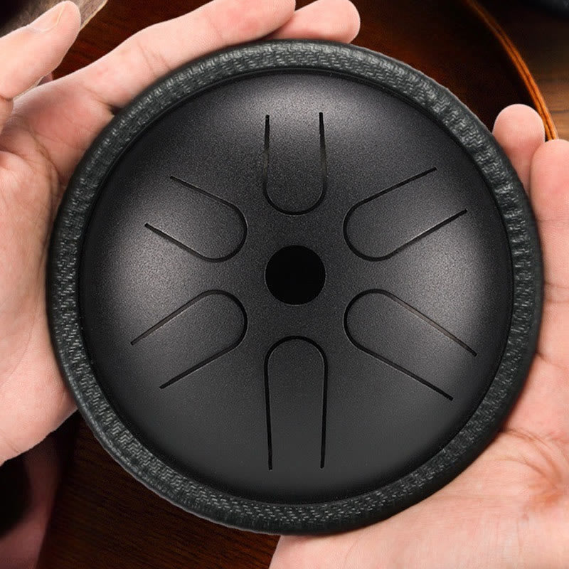 KarmaRipple's Steel Tongue Drum Sound Balancing Meditation Yoga Drum Kit 6 Note 5.Inch p7