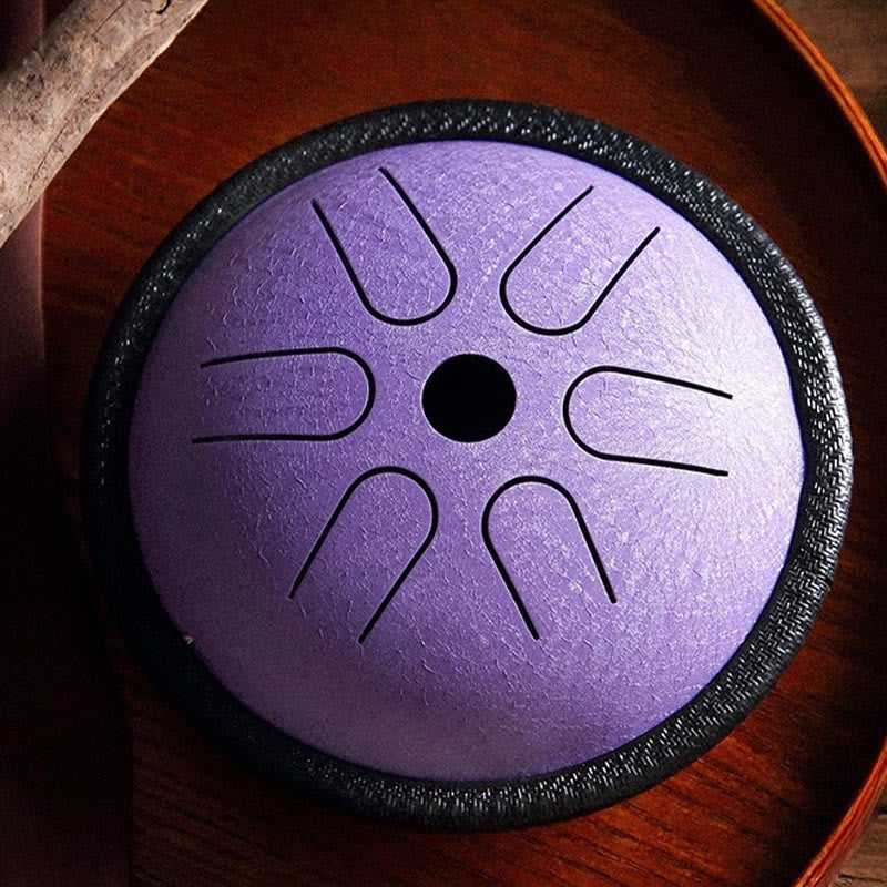 KarmaRipple's Steel Tongue Drum Sound Balancing Meditation Yoga Drum Kit 6 Note 5.Inch p8