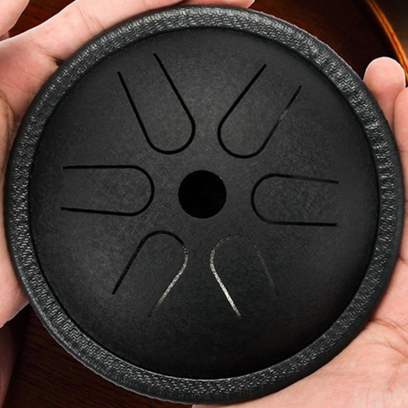 KarmaRipple's Steel Tongue Drum Sound Balancing Meditation Yoga Drum Kit 6 Note 5.Inch p6
