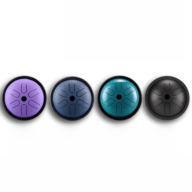 KarmaRipple's Steel Tongue Drum Sound Balancing Meditation Yoga Drum Kit 6 Note 5.Inch p19