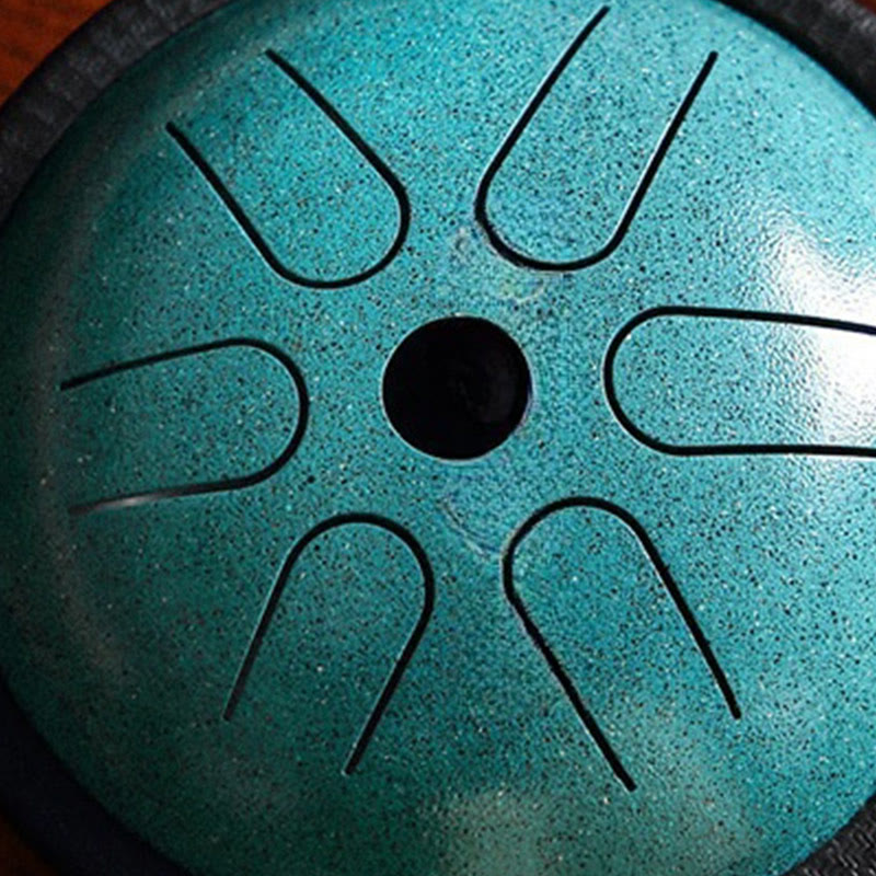 KarmaRipple's Steel Tongue Drum Sound Balancing Meditation Yoga Drum Kit 6 Note 5.Inch p13