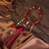About 18 Red Agate Beads