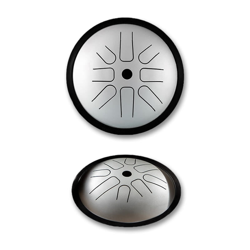 KarmaRipple's Steel Tongue Drum Sound Balancing Yoga Meditation Drum Kit 8 Note 6 Inch Percussion Instrument p5