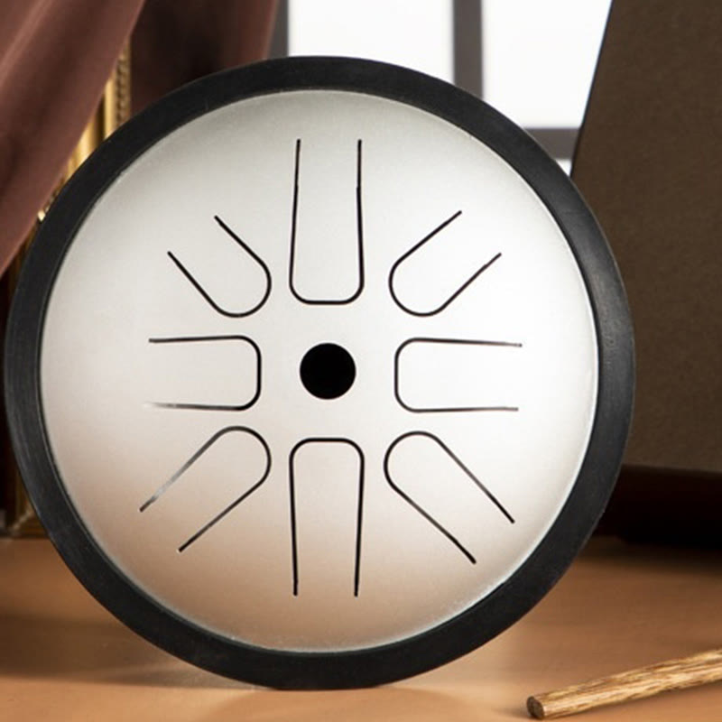 KarmaRipple's Steel Tongue Drum Sound Balancing Yoga Meditation Drum Kit 8 Note 6 Inch Percussion Instrument p3