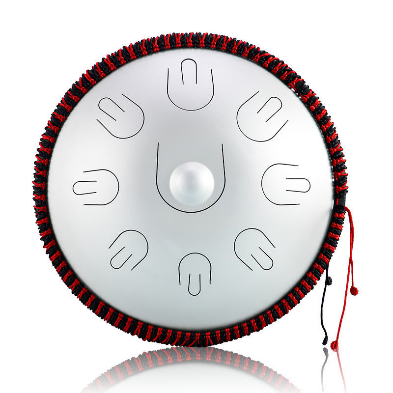 KarmaRipple's Steel Tongue Drum Sound Balancing Yoga Meditation Kit 9 Note 15 Inch Handpan Instrument p11