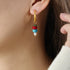 Red Natural Stone(Titanium Steel)
