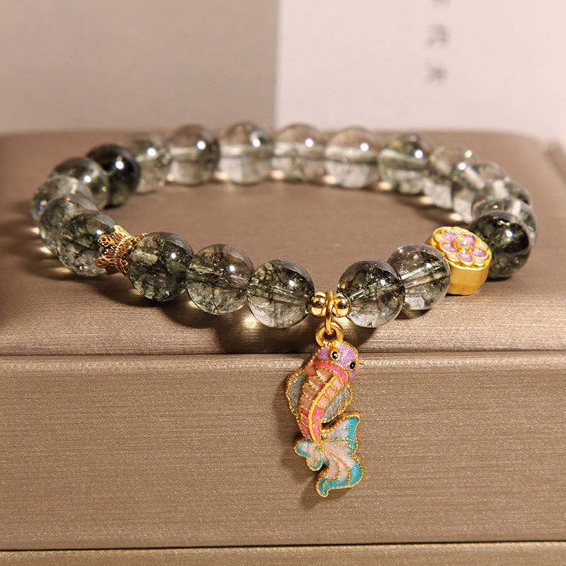 KarmaRipple's Green Phantom Koi Fish Fortunate Bracelet p6