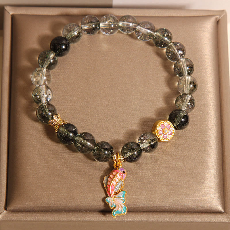 KarmaRipple's Green Phantom Koi Fish Fortunate Bracelet p2
