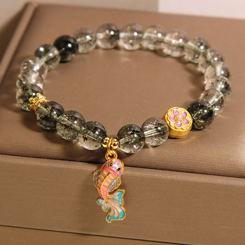 KarmaRipple's Green Phantom Koi Fish Fortunate Bracelet p5