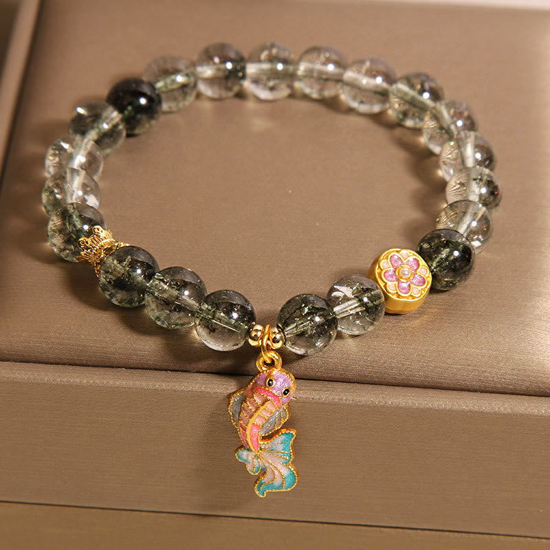 KarmaRipple's Green Phantom Koi Fish Fortunate Bracelet p4