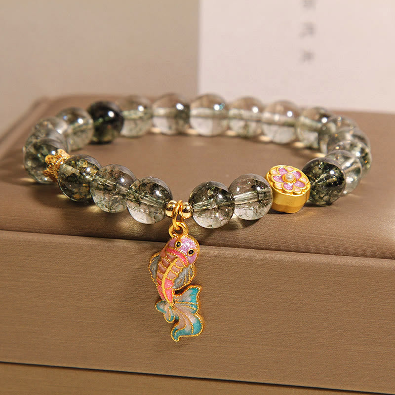 KarmaRipple's Green Phantom Koi Fish Fortunate Bracelet p7