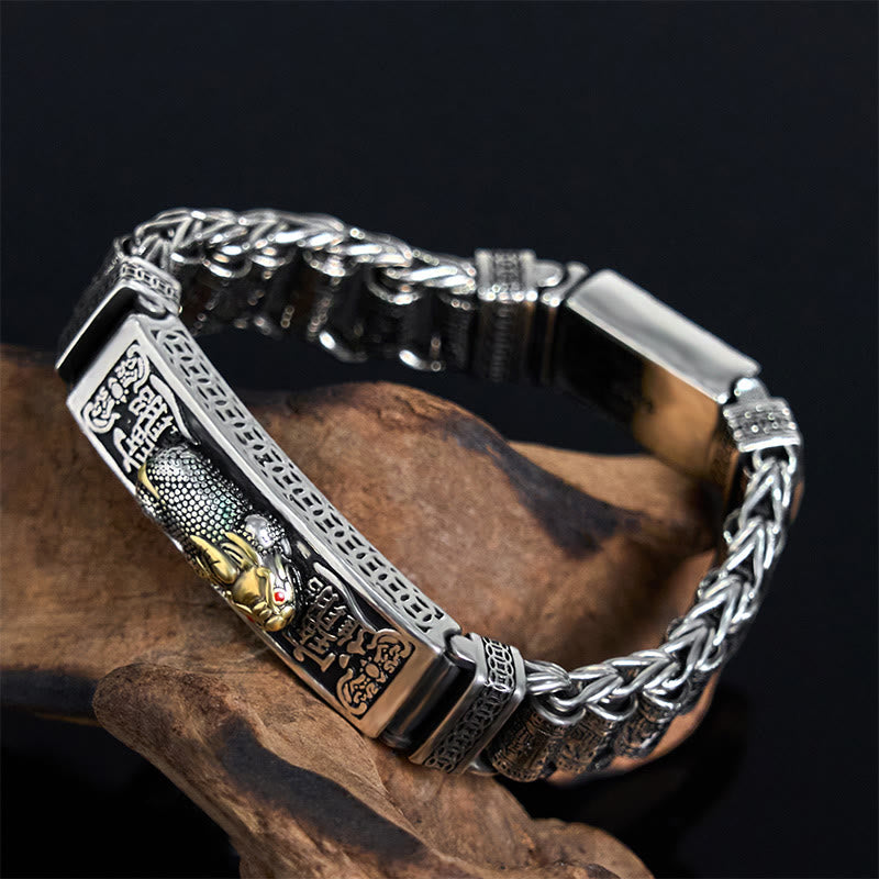KarmaRipple's Tibetan Bronze Buckle Prayer Wheel Heart Sutra Pi Xiu Metal Bracelet p12