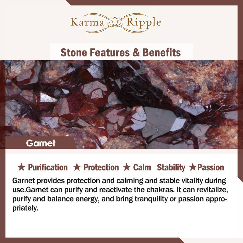 KarmaRipple's Authentic Irregular Shape Stone Gemstone Meditation Balance Bracelet p25