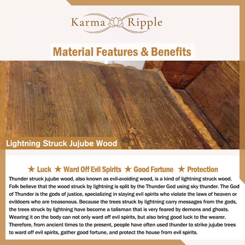 KarmaRipple's Lightning Struck Jujube Wood Taoist Yin Yang Ring Qiankun Circle Leizu Taboo Fortune Pendant Necklace p7
