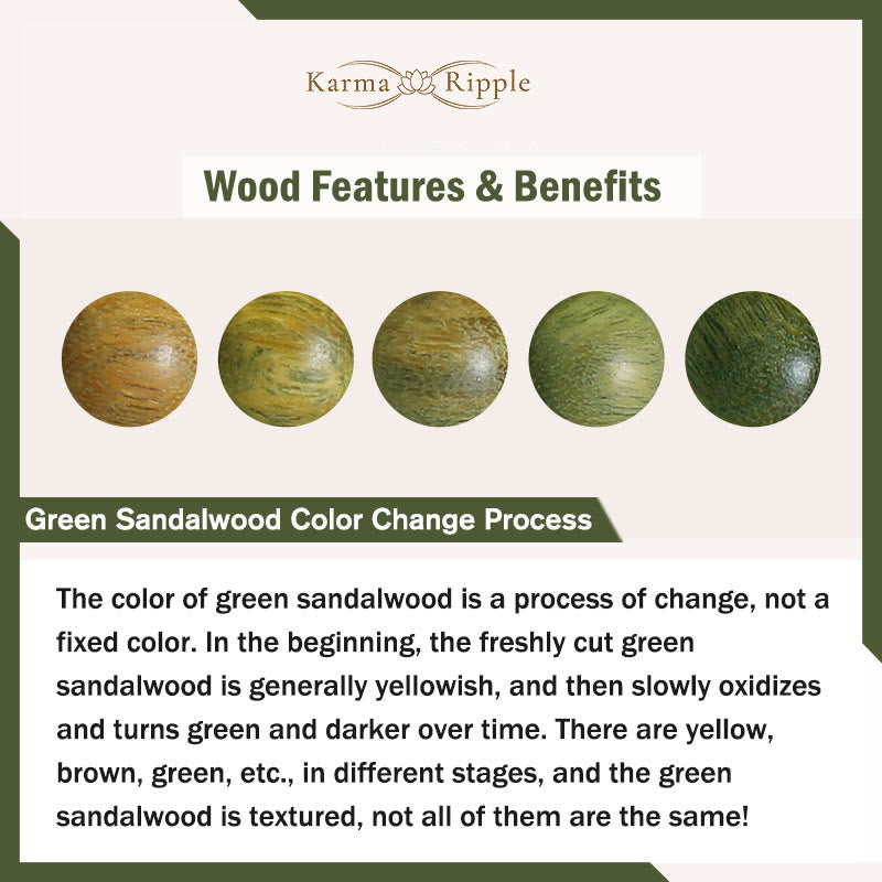 KarmaRipple's Authentic Green Sandalwood Bodhi Seed Cat Paw Claw Cure Bracelet p11