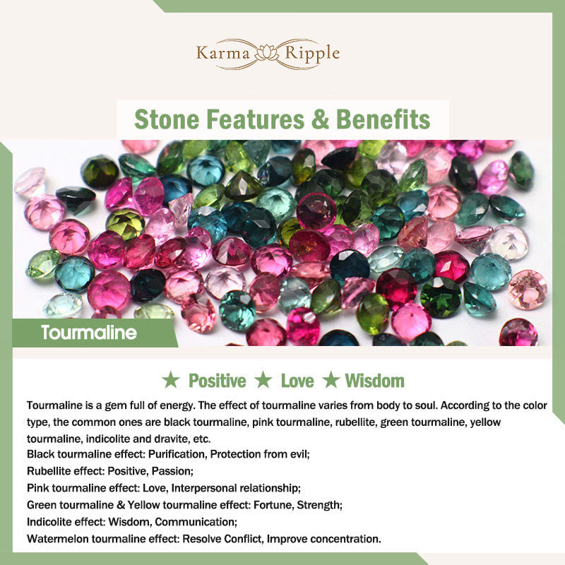 KarmaRipple's Tourmaline Strawberry Quartz Pink Gemstone PIXIU Love Bracelet p5