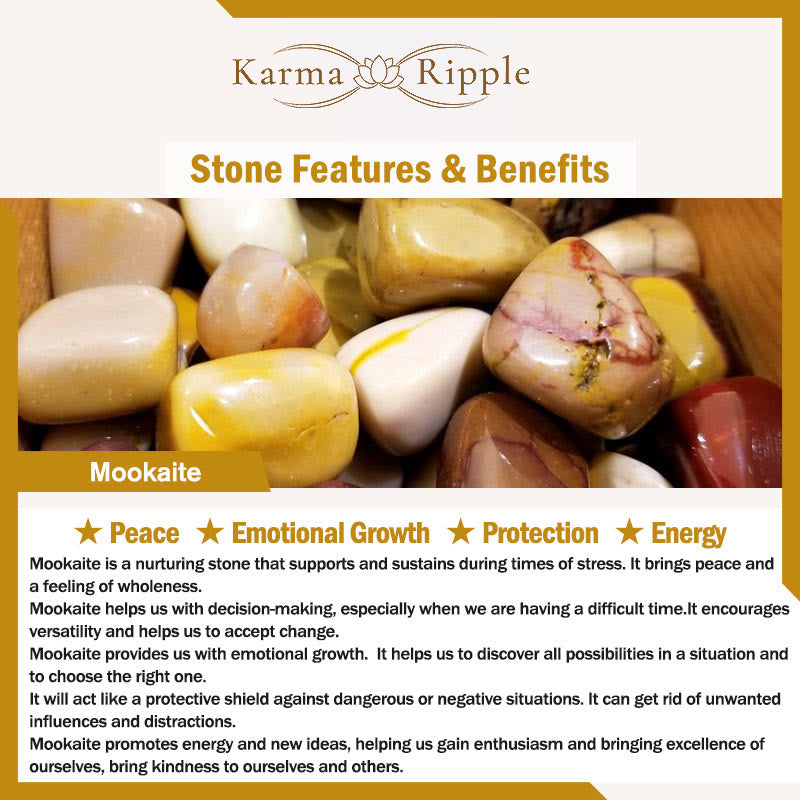 KarmaRipple's Five Elements Various Agate Gemstone Red Agate Gold Sheen Obsidian Yellow Agate Fortune Bracelet p12