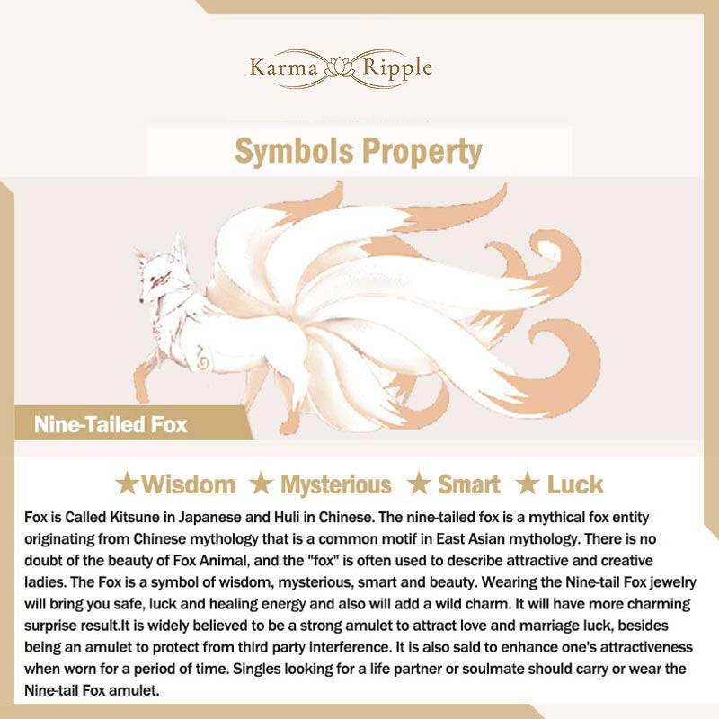 KarmaRipple's Authentic Strawberry Quartz Nine Tailed Fox Balancing Bracelet p15