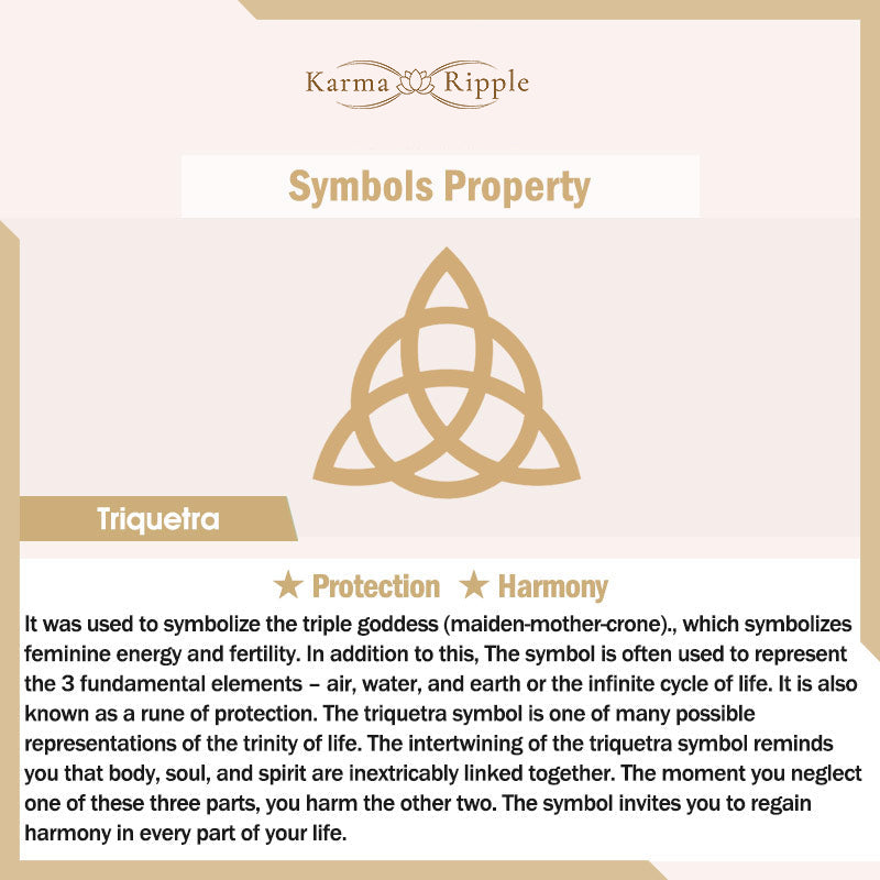 KarmaRipple's Triangle Weave Triquetra Titanium Steel Calm Rotatable Ring p11