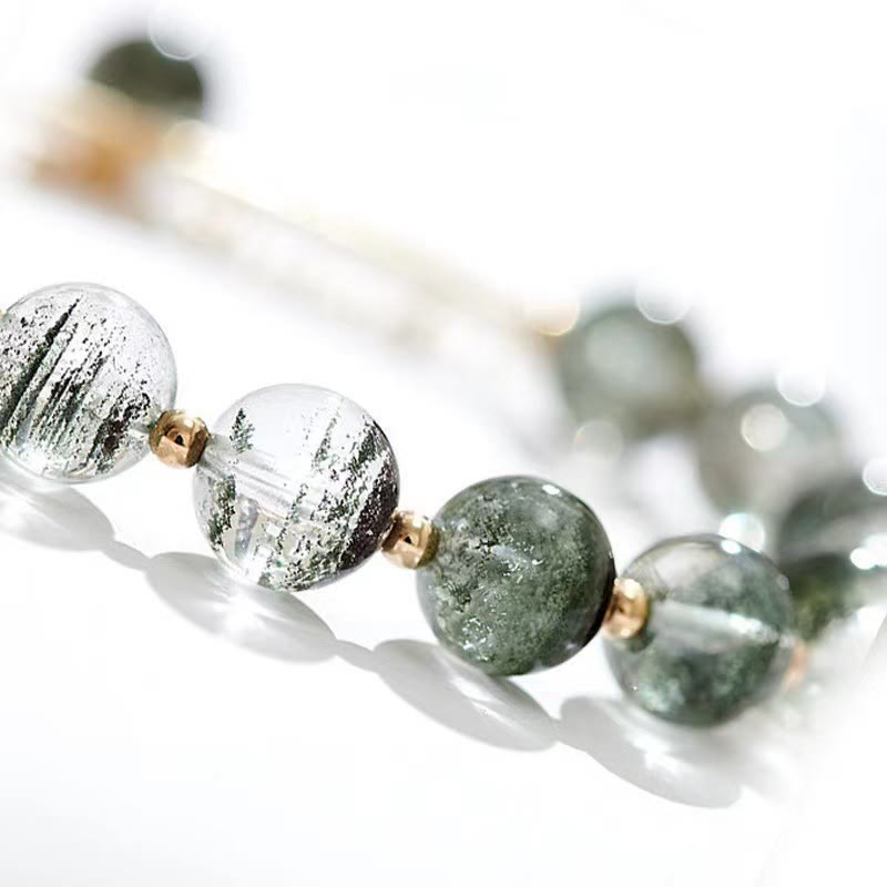 KarmaRipple's Green Phantom Gemstone Confidence Talisman Bracelet p12