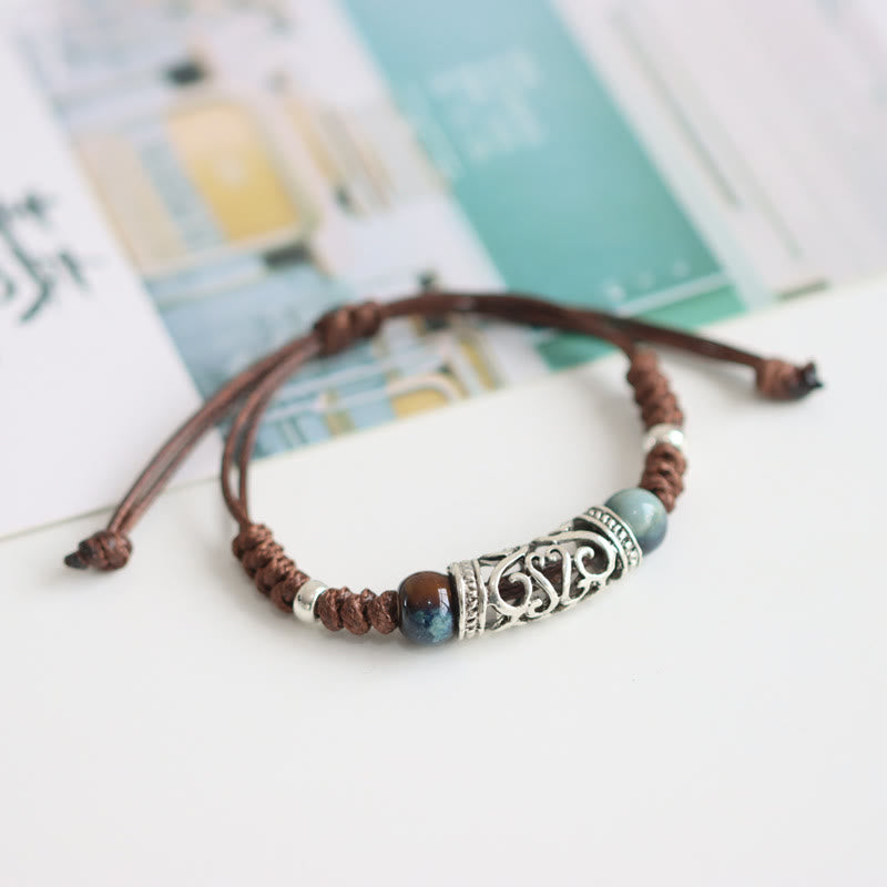 KarmaRipple's Tibet Ceramic Bead Wealth String Bracelet p5