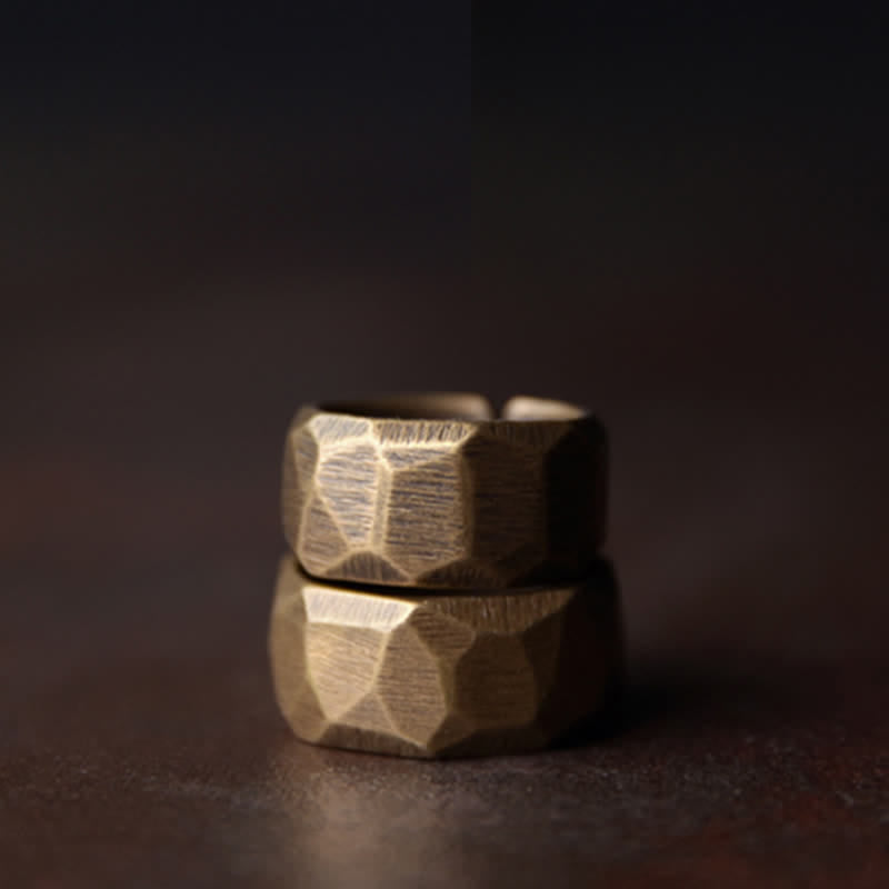KarmaRipple's Tibetan Simple Design Bronze Wealth Ring p22