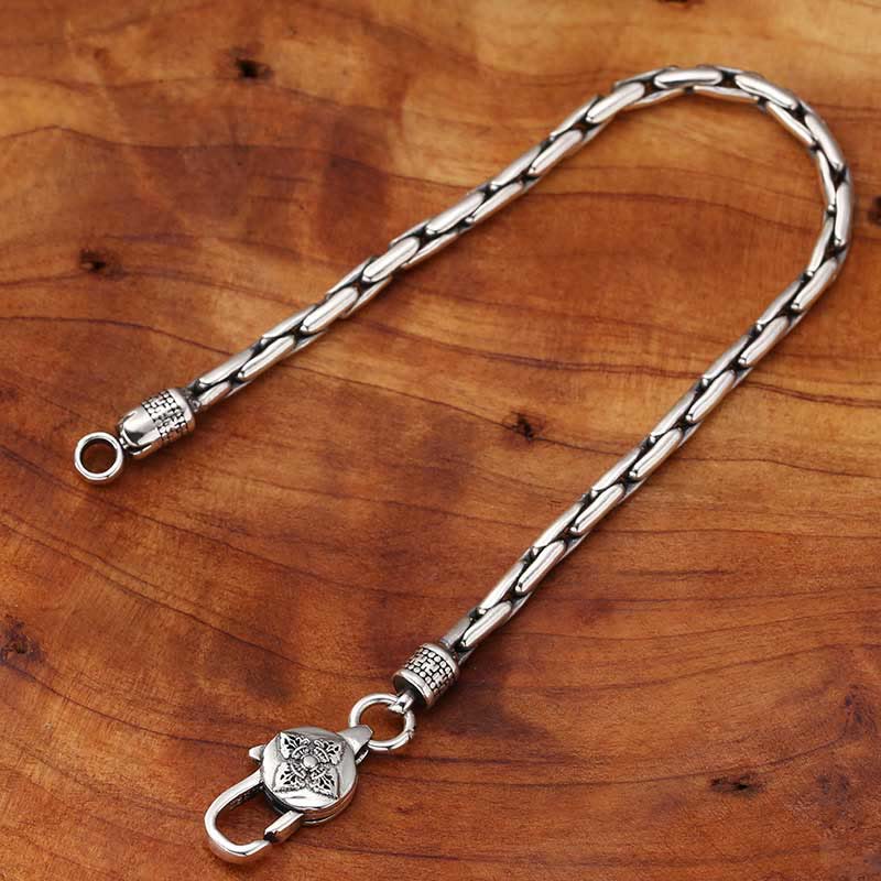 KarmaRipple's Tibetan Double Dorje Om Mani Padme Hum Buddha Swastika Vajra Strength Bracelet p7