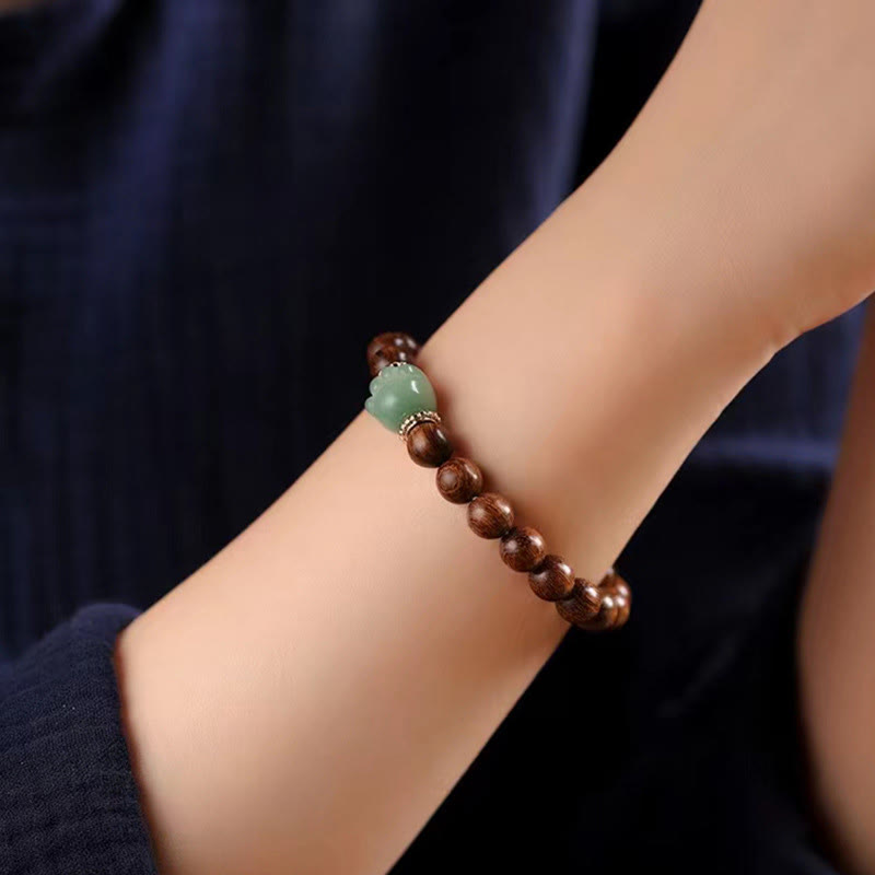 KarmaRipple's Sandalwood Lovely Cat Paw Protection Bracelet p3