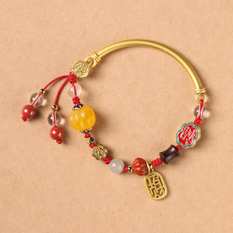 KarmaRipple's Tibetan Auspicious Clouds Fortune Happiness Wealth Fortune Bracelet p1