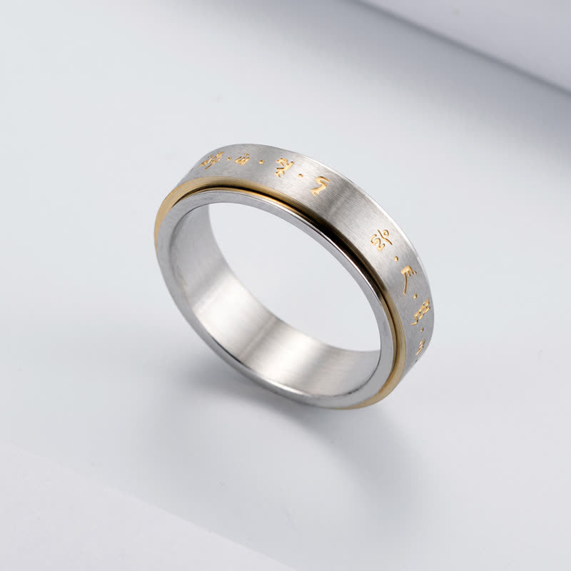 KarmaRipple's Mantra Titanium Steel Balance Rotatable Ring p9