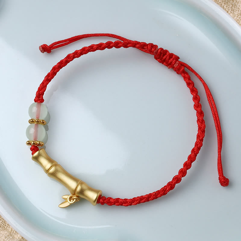 KarmaRipple's Bamboo Design Fortune Strength Woven Bracelet p6