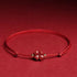 Dark Red / Anklet(Anklet Circumference 21-27cm) / Without Golden Bead