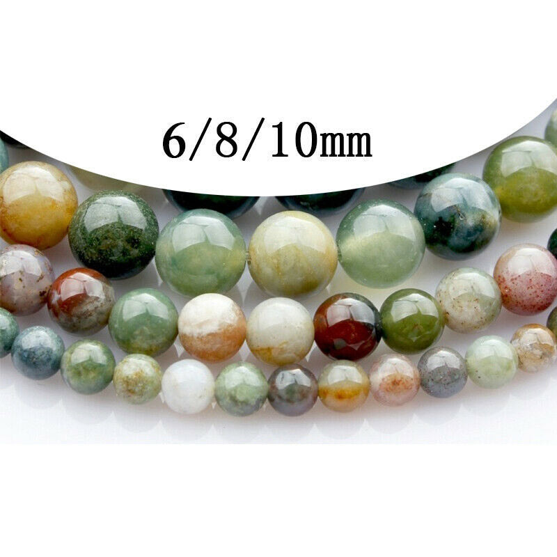 KarmaRipple's India Agate Beadwork Fortune Yoga Bracelet p6