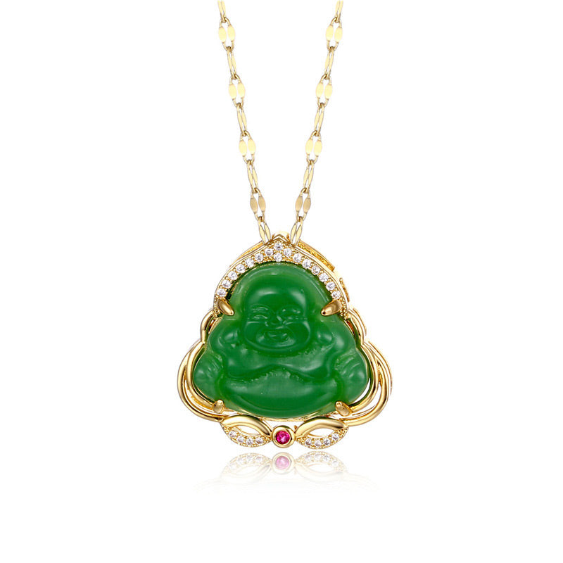 KarmaRipple's Authentic Laughing Buddha Peace Pendant p5