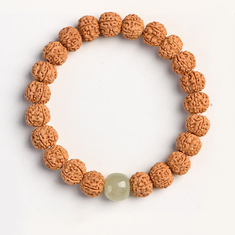 KarmaRipple's Tibet Rudraksha Bodhi Seed Wealth Auspiciousness Bracelet p41