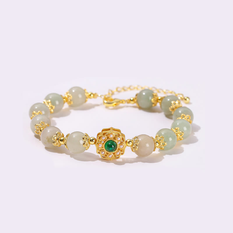 KarmaRipple's Authentic Jade Prosperity Bead Chain Bracelet p11
