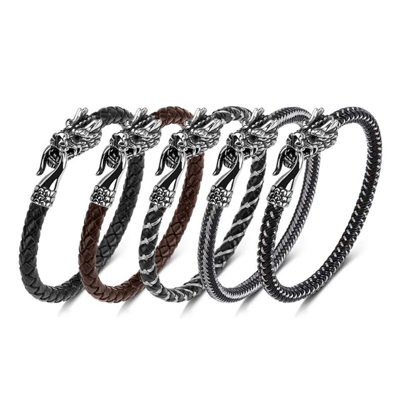 KarmaRipple's Dragon Titanium Steel Protection Fortune Bracelet p29